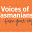 Report Cover - Voices of Tasmanians